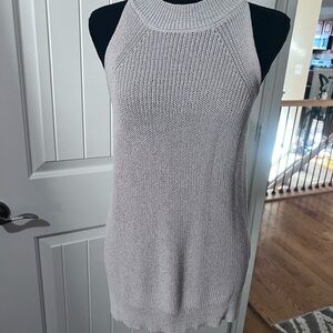 Sleeveless Knit Sweater Top